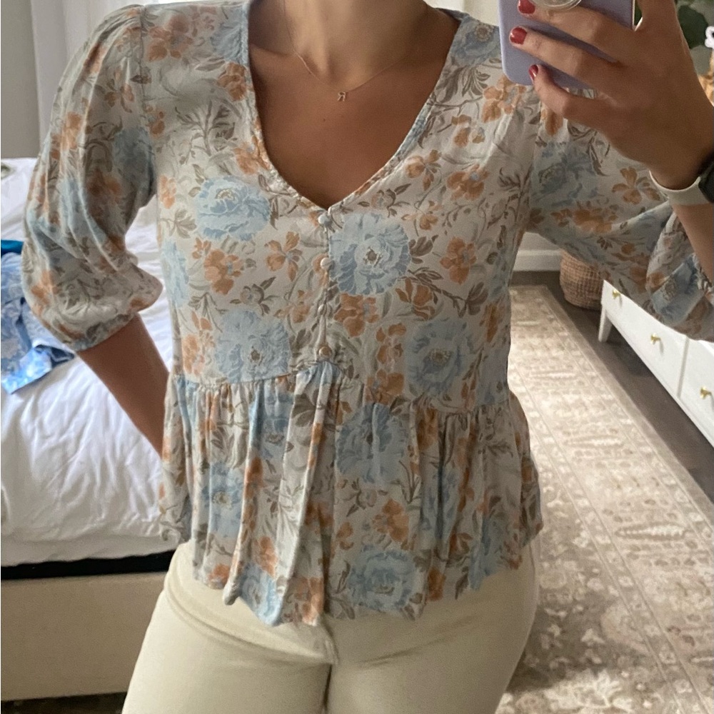 Floral blouse